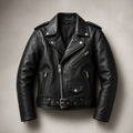 Men’s Premium Black Leather Biker Jacket